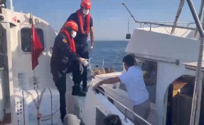 Didim'de 3'ü çocuk 17 kaçak göçmen kurtarıldı