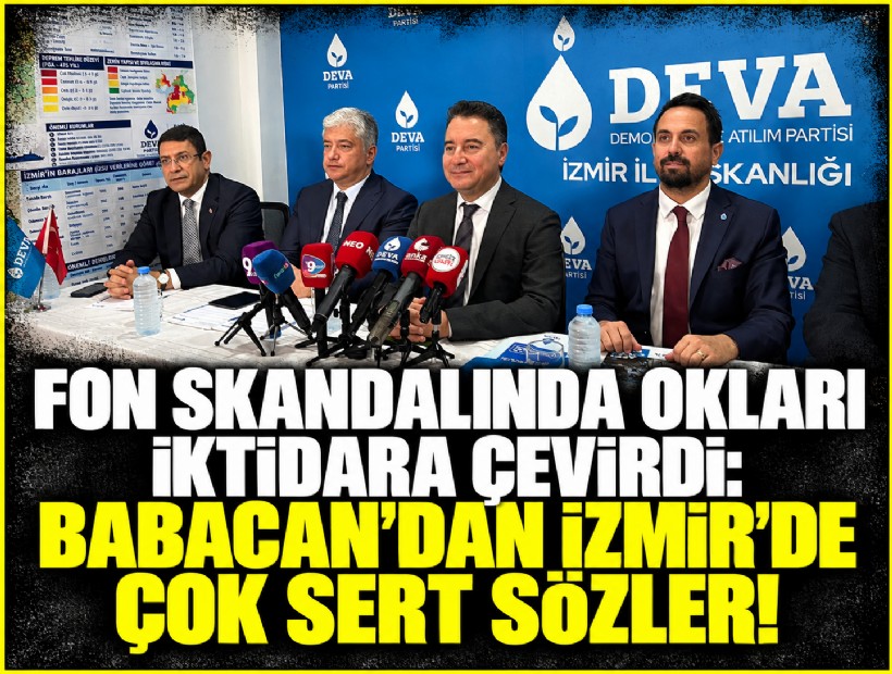 Fon skandalında okları iktidara çevirdi: Babacan’dan İzmir'de çok sert sözler!