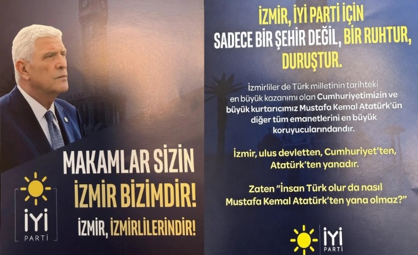 İYİ Parti’den Tugay’ın AK Parti’ye geçmesine broşürlü tepki