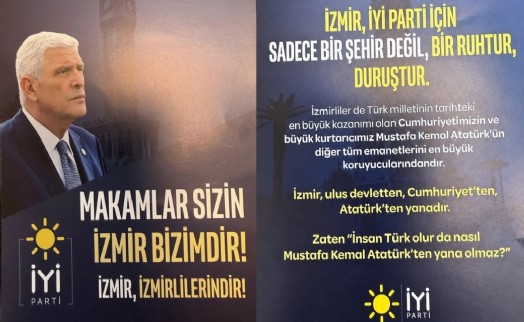 İYİ Parti’den Tugay’ın AK Parti’ye geçmesine broşürlü tepki