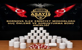 İzmir'de uyuşturucu operasyonu: 2 bin 775 sentetik ecza ele geçirildi