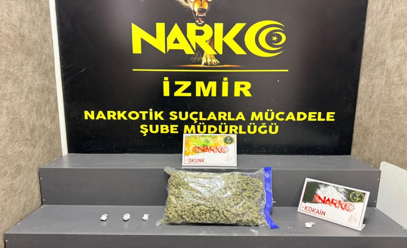 İzmir'de uyuşturucu operasyonu: 2 gözaltı
