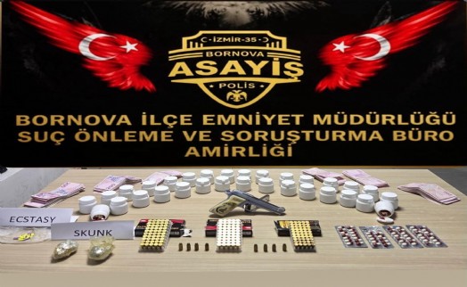 İzmir'de uyuşturucu ve ruhsatsız silah operasyonu: 1 gözaltı