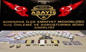 İzmir'de uyuşturucu ve ruhsatsız silah operasyonu: 1 gözaltı
