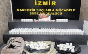 İzmir’de toprağa gömülü binlerce sentetik ecza ele geçirildi; 2 gözaltı