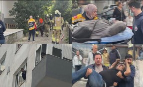 Kadıköy'de 8 katlı binada yangın: Yaralılar var, müdahale sürüyor