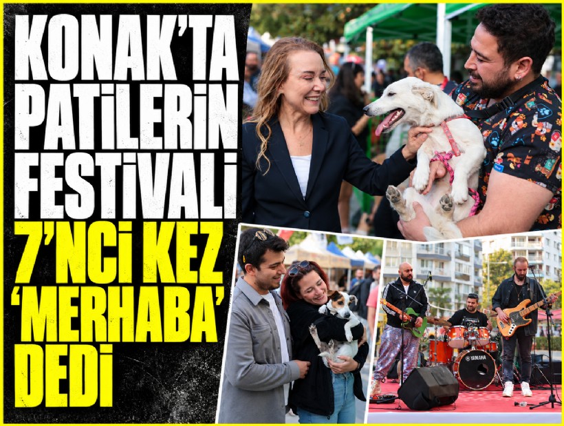 Konak’ta Patilerin Festivali 7’nci kez 'Merhaba' dedi