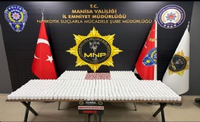 Manisa'da zehir tacirlerine darbe: 57 bin sentetik ecza ele geçirildi