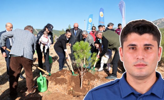 Muğla'da şehit polis Tayfun Baş anısına hatıra ormanı oluşturuldu