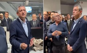 Özgür Özel, Halk TV binasında: 'Buradan tüm Türkiye ve dünyaya ilan ederiz ki...'