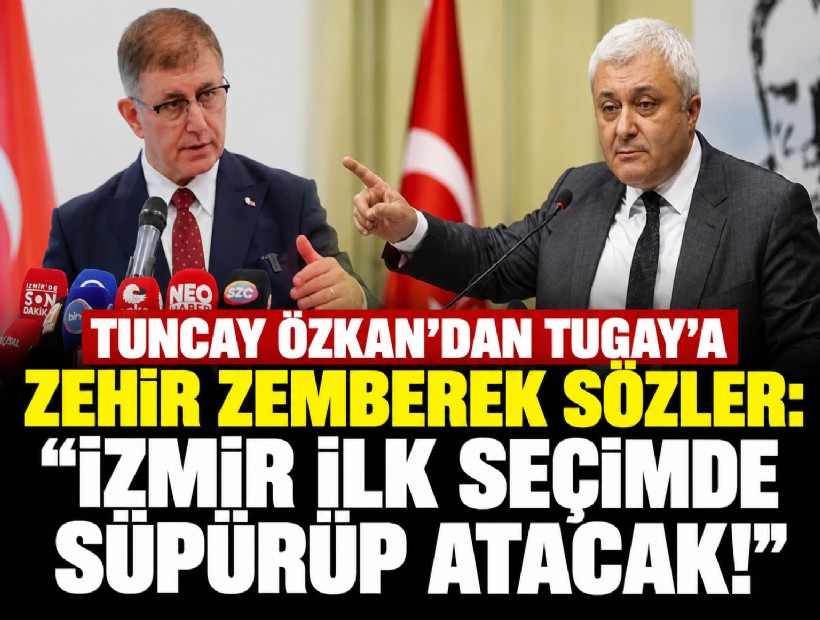 Özkan’dan Tugay’a zehir zemberek sözler: 'İzmir ilk seçimde süpürüp atacak!'