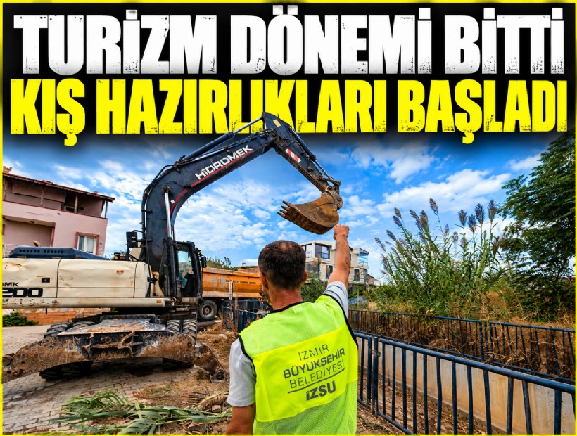 Turizm dönemi bitti kış hazırlıkları başladı