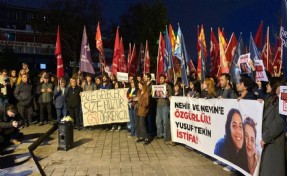 Tutuklanan Nehir Dizdar ve Nevin Tekin için eylem yapan 4 öğrenci gözaltına alındı