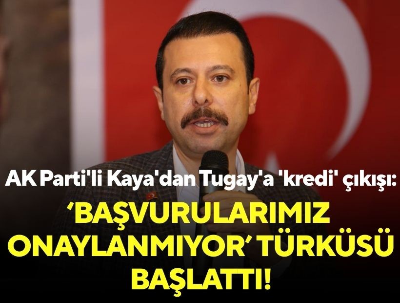 AK Parti'li Kaya'dan Tugay'a 'kredi' çıkışı: Şimdi de yeni bir türkü başlattı!