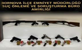 Aile apartmanına silah kaçakçılığı operasyonu; 3 tutuklama