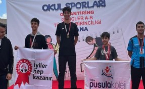 Aliağalı genç sporcu Türkiye Oryantiring Şampiyonu oldu