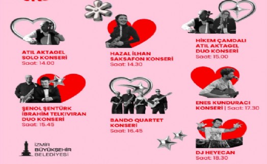 Aşkın melodileri Alsancak’ta yükseliyor