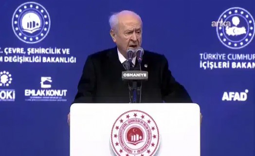 Bahçeli, memleketi Osmaniye'de: Muhalefeti 'fırsat düşkünü kötüler' ilan etti!