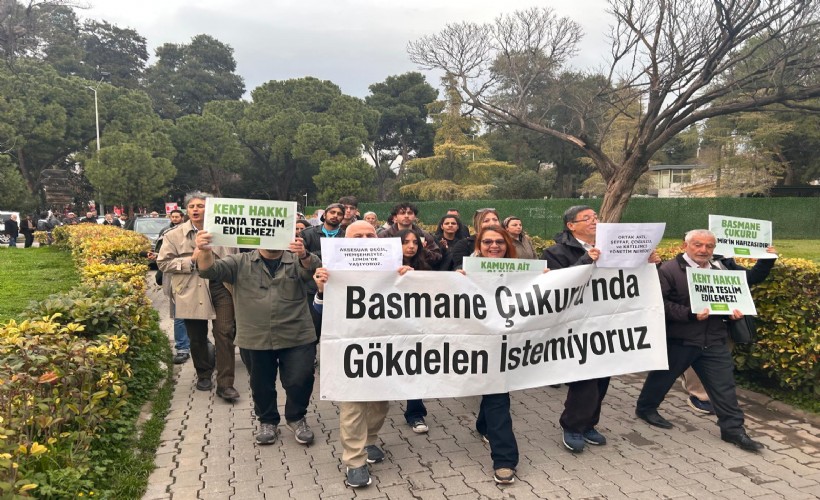 Büyükşehir’de ‘Basmane Çukuru’ eylemi: İdari tercih değil kent suçu!