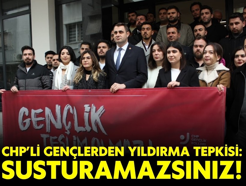 CHP İzmir Gençlik Kolları’ndan yıldırma tepkisi: Bizi Susturamazsınız!