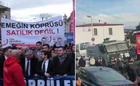 CHP'nin yasaklanan köprü eyleminde son durum: Arnavutköy'e geçtiler... 3 gözaltı!