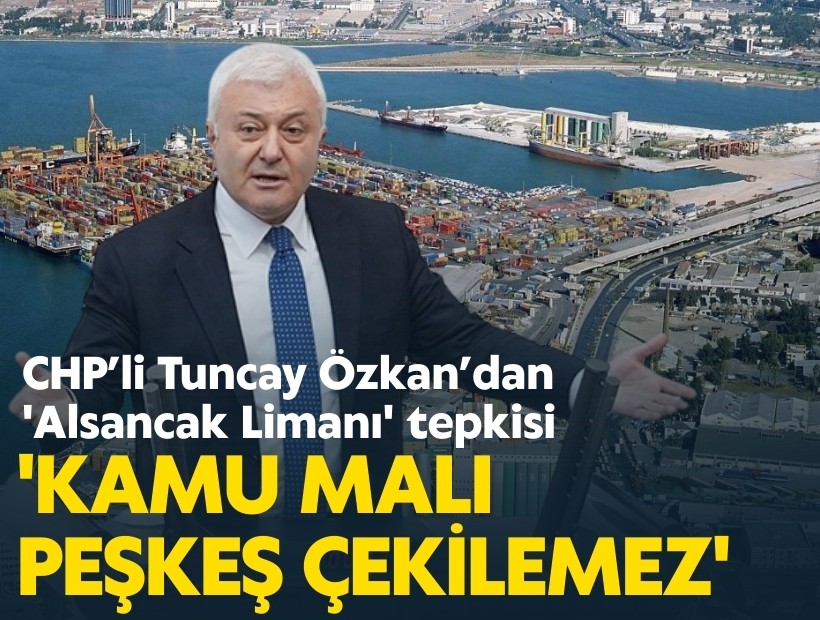 CHP’li Tuncay Özkan’dan 'Alsancak Limanı' tepkisi: 'Kamu malı peşkeş çekilemez'