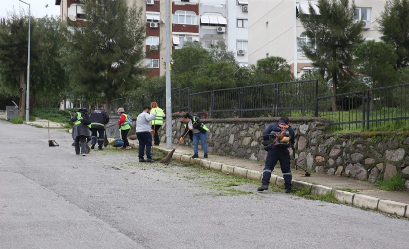 Çiğli’de temizlik seferberliği aralıksız sürüyor