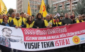 Eğitim-Sen, Yusuf Tekin'in görevdeki 1000 gününü anlattı