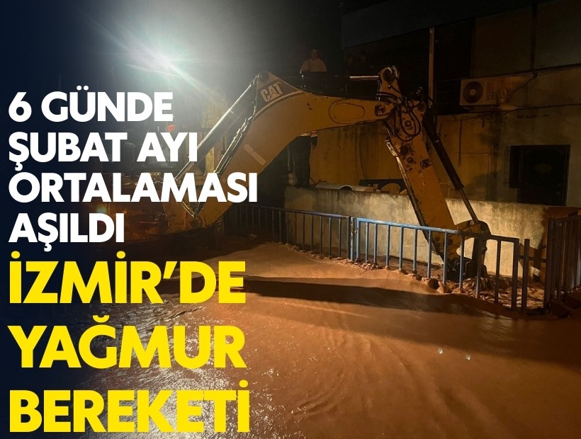 İzmir, 6 günde şubat ayı ortalamasını aştı