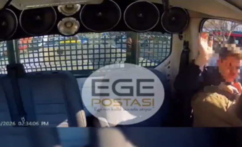 İzmir'de polis şiddeti kamerada!