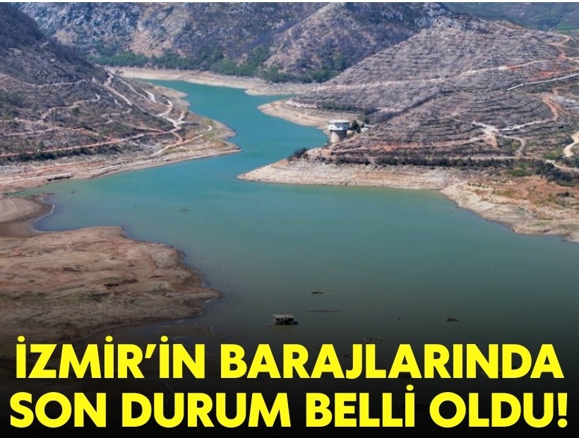 İzmir’in barajlarında son durum belli oldu!