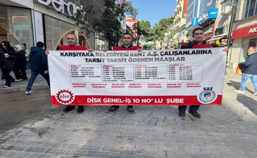 Karşıyaka’da Kent A.Ş. işçilerinden isyan: Harçlık değil, tam maaş istiyoruz!