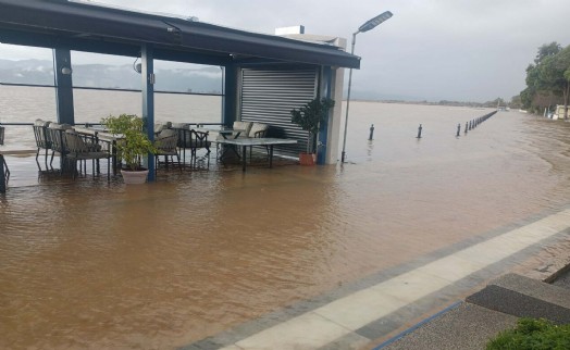 Köyceğiz Gölü taştı