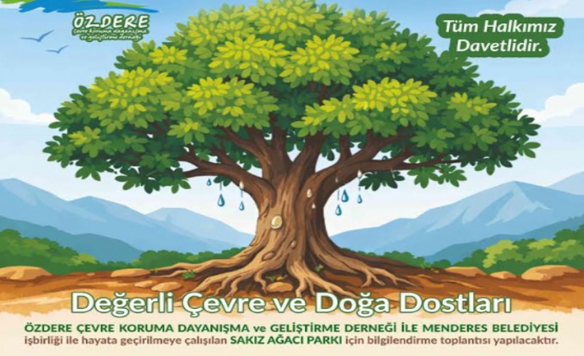 Menderes’te Sakız Ağacı projesi