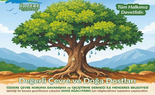 Menderes’te Sakız Ağacı projesi