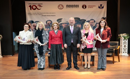 Menemen’de Medeni Kanun'un 100. yılına özel kutlama