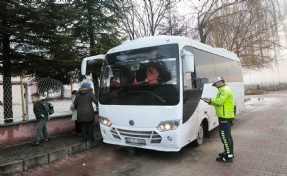 Okul servisleri denetlendi