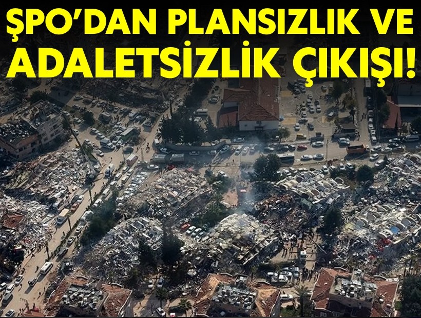 ŞPO İzmir'den 6 Şubat açıklaması: Üzerinden 3 yıl geçti enkaz kalktı, plansızlık ve adaletsizlik kaldı