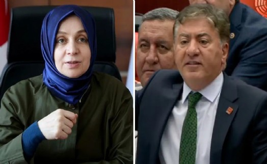 TBMM'de CHP'li Murat Emir ve AK Partili Leyla Şahin Usta arasında 'diploma' polemiği