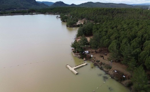 Yağışlar, Ula Göleti'ni doldurdu