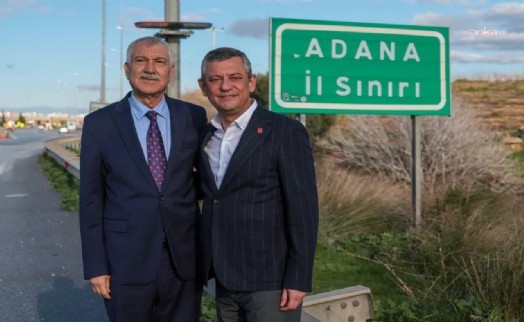 Zeydan Karalar, Özgür Özel'i Adana il sınırında karşıladı