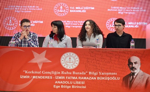 'Korkma! Gençliğin Ruhu Burada' bilgi yarışmasında Türkiye birinciliği İzmir'in oldu