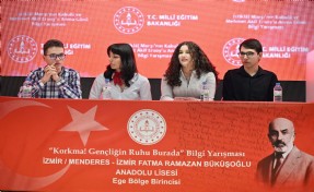 'Korkma! Gençliğin Ruhu Burada' bilgi yarışmasında Türkiye birinciliği İzmir'in oldu