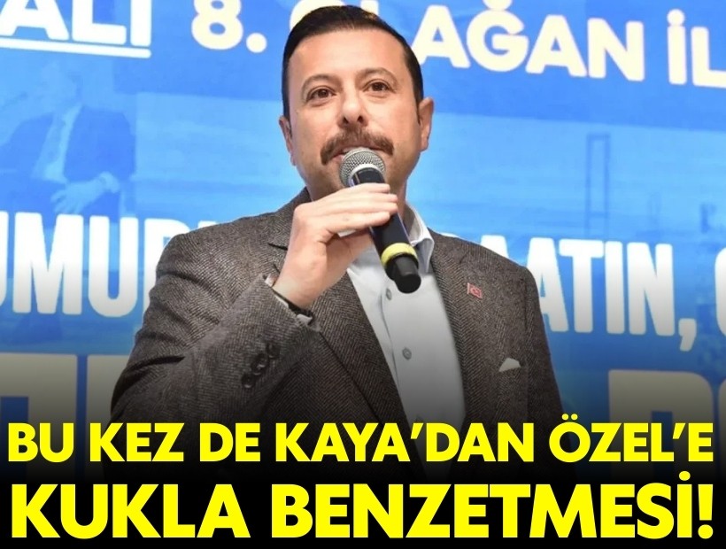 AK Parti İzmir'den Özgür Özel'e bir 'kukla' benzetmesi daha!