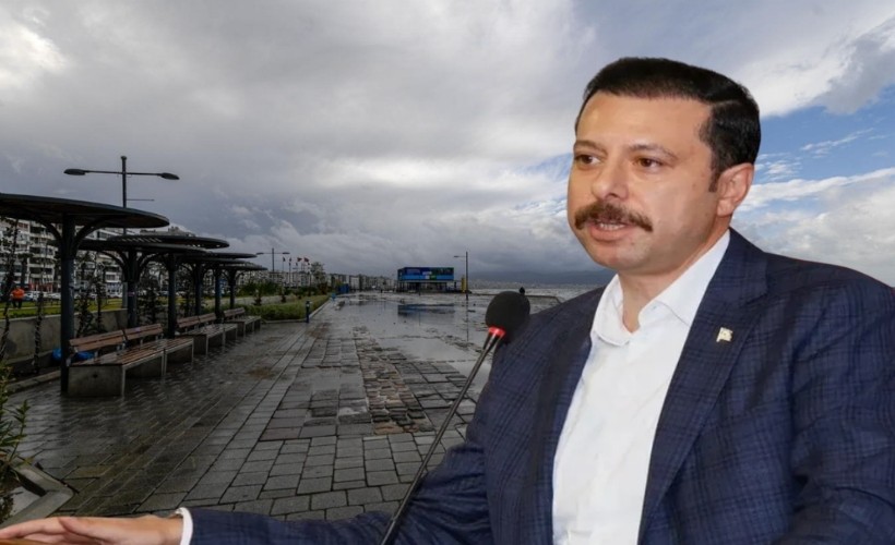 AK Partili Kaya’dan ‘fırtına duvarı’ eleştirisi: Distopyanın kralı İzmir’de!