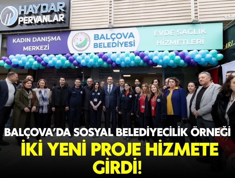 Balçova'da sosyal belediyecilik örneği: İki yeni proje hizmete girdi!