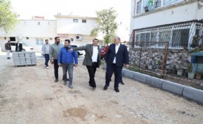 Başkan Çiçek sahada; Çalışmalar dolu dizgin sürüyor