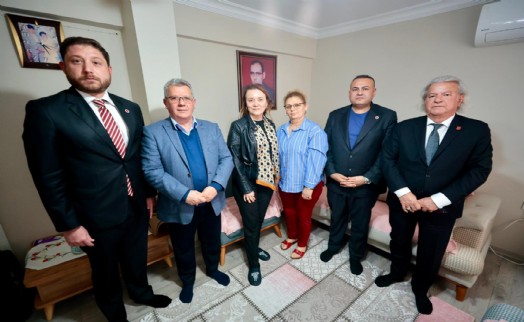 Başkan Mutlu’dan şehit eşine anlamlı ziyaret