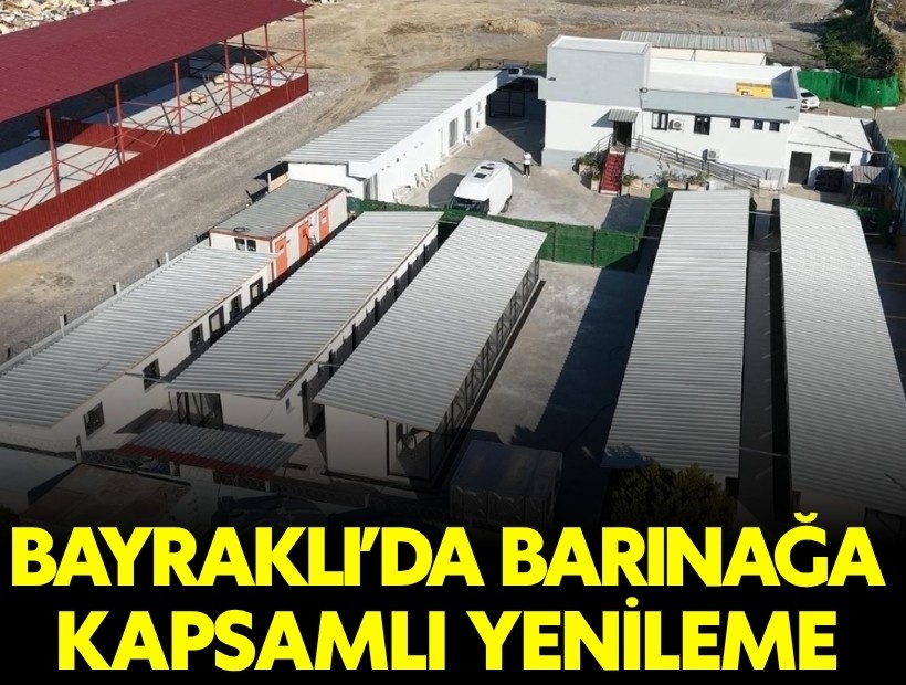 Bayraklı’daki hayvan bakımevlerine kapsamlı yenileme