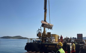 Bodrum Türkbükü'nde kaçak iskele yıkımı devam ediyor!